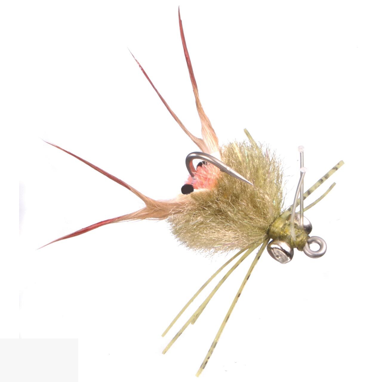 Umpqua Kung Fu Crab in Olive and Tan